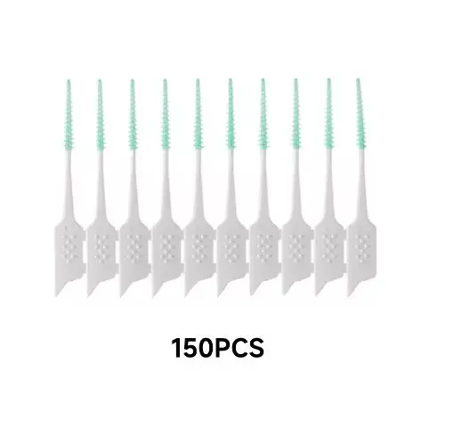 150 Pieces/Set Of New Silicone Interdental Brushes Ultra Soft Cleaning Toothbrushes Dental Care Floss Toothpicks Oral Tools