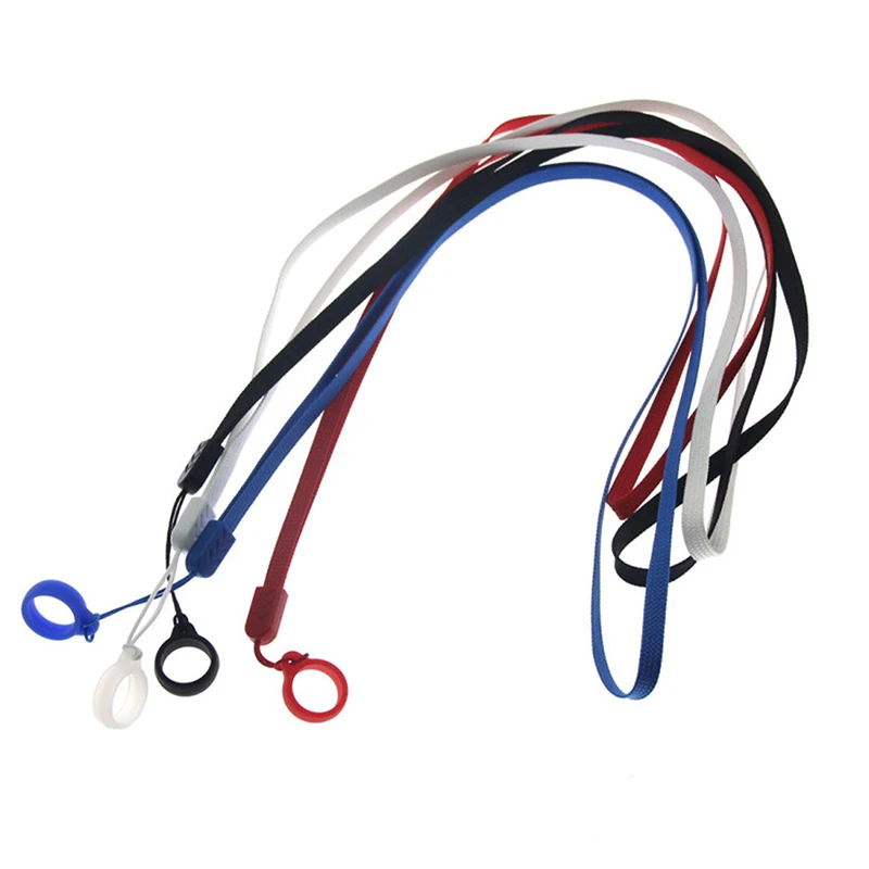 Universal Non-Slip Portátil Silicone Lanyard, Anel Suspenso, Corda Anti-Drop