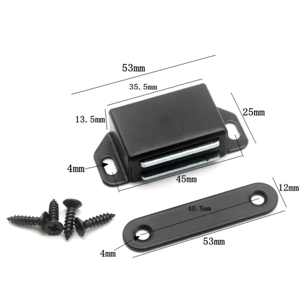 Stainless Steel Magnetic Cabinet Catches Latch Magnet Cabinet Suction For Furniture Wardrobe Cupboard Strong Door