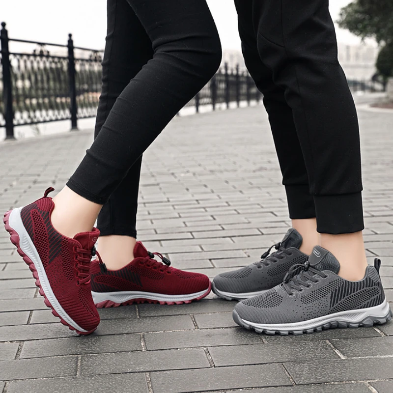 Women Non-slip Casual Shoes Spring Autumn Sneakers Flats Lightweight Soft-soled Running Shoes Couples Sneakers Zapatillas Mujer