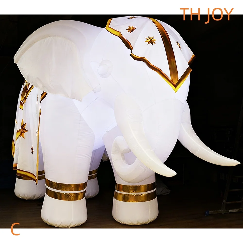 

Быстрый воздушный корабль до двери, гигантский цирк, надувной мультяшный слон в виде животного для декора парадных мероприятий рекламы