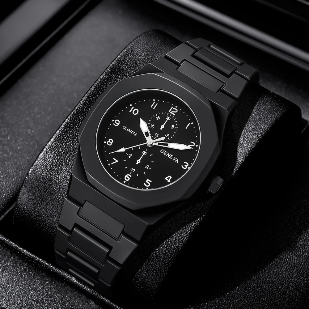 Coordinates Bracelet - 1-piece new watch, polygonal dial, fashionable