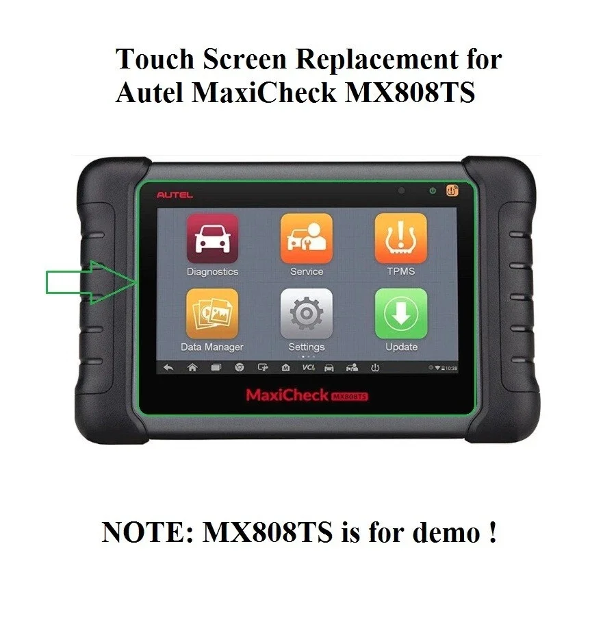 Touch Screen Digitizer Replacement for Autel MaxiCheck MX808TS MX808 MX808S