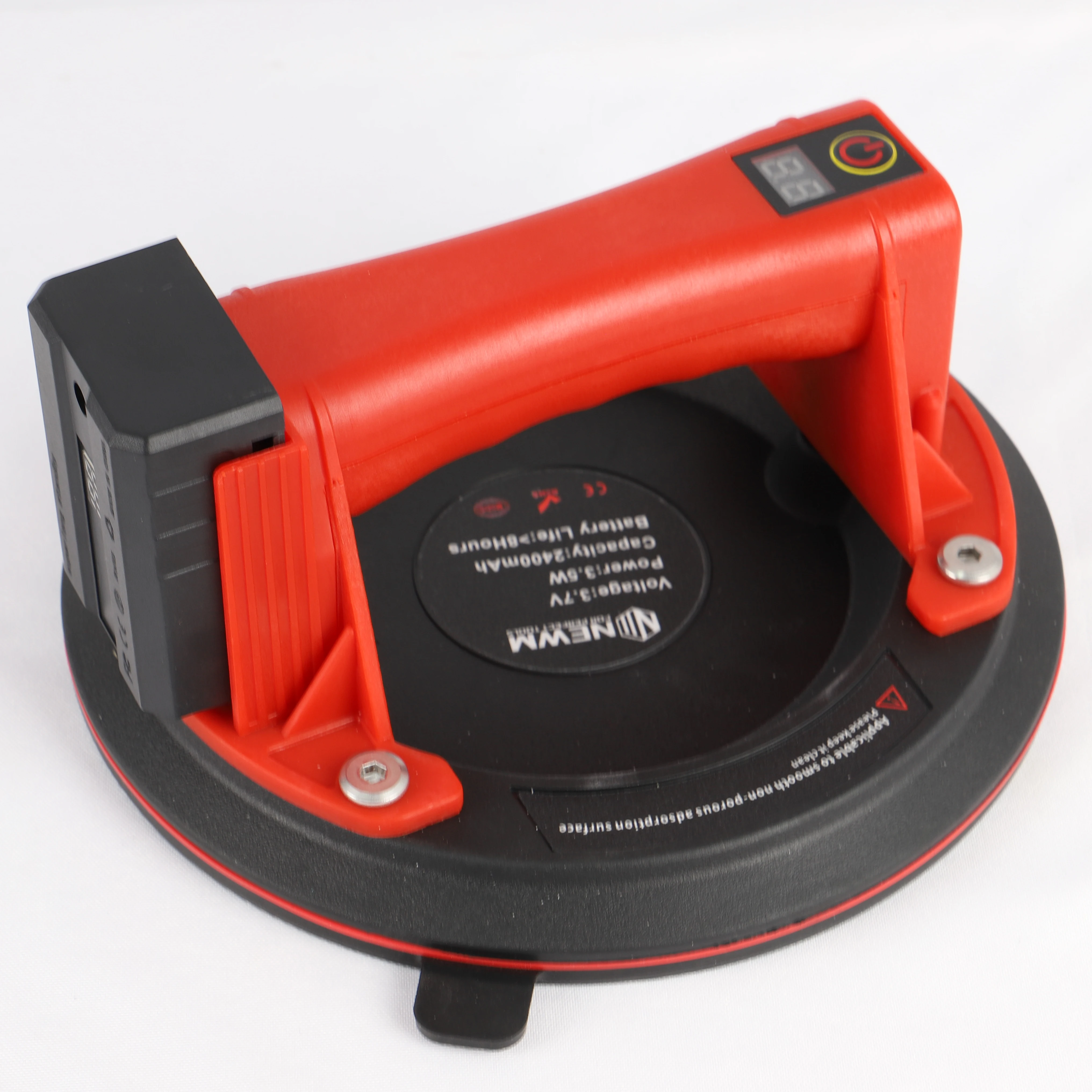 20258 بوصة الثقيلة أكواب شفاط المكنسة الكهربائية رافع للزجاج أدوات يدوية نوع-C شحن كوب شفط كهربائي لرفع الزجاج الكبير