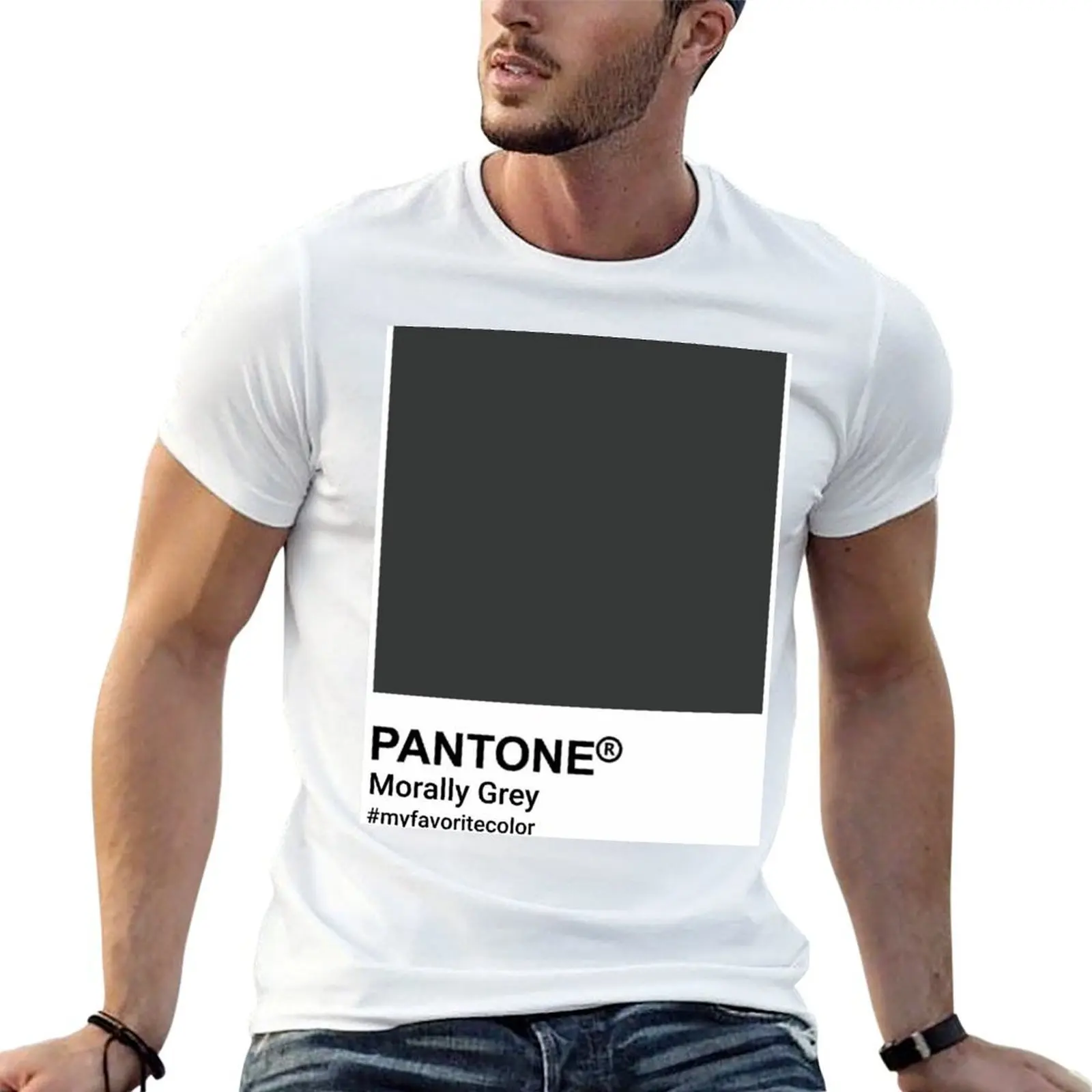 

Morally Grey-Book Trope-Pantone T-Shirt funny t shirts man man t shirt graphic t shirts for man cotton T-Shirt