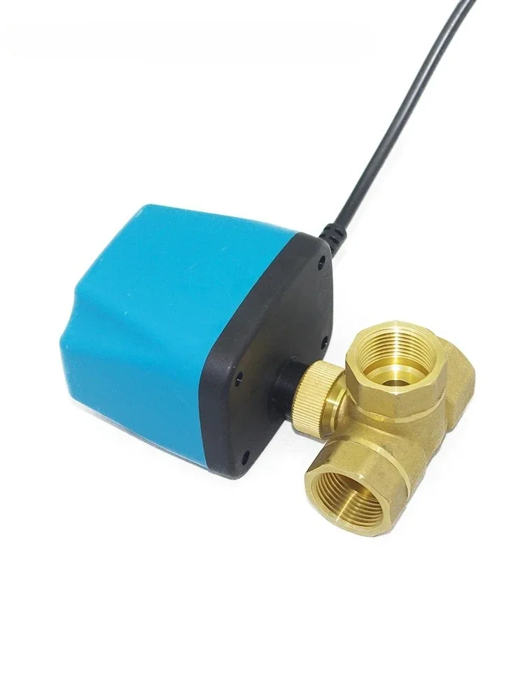 

Solar electromagnetic valve electric ADC12V24V220V air conditioning temperature control two-way three-way ball valve