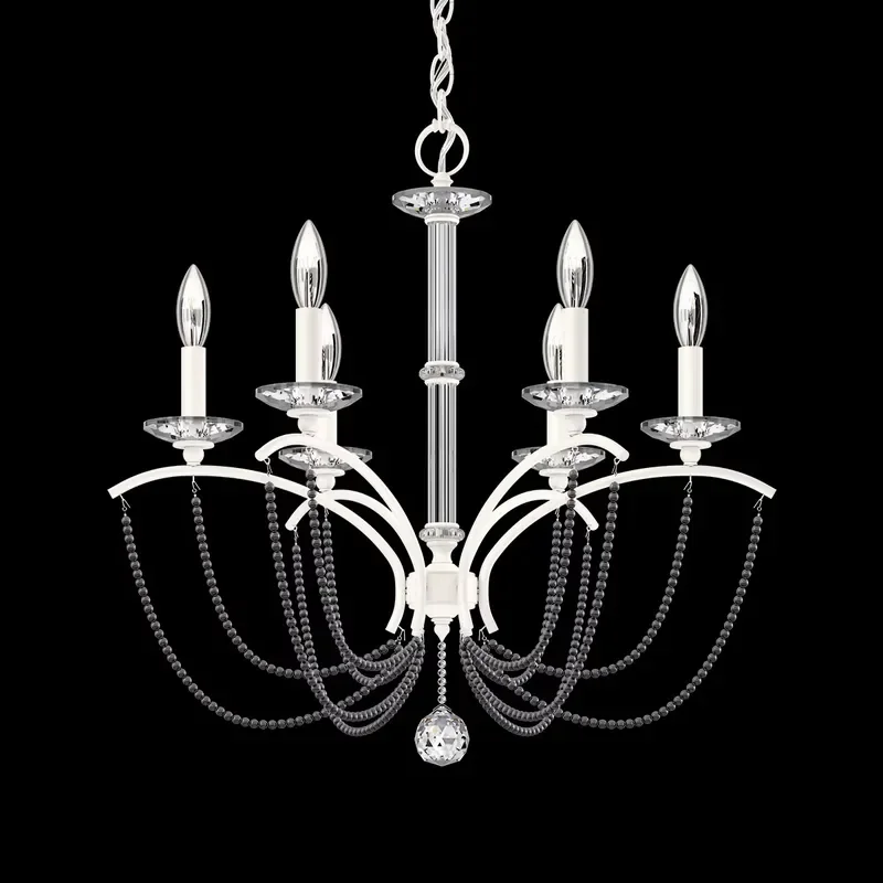 Custom Metal LED Chandelier Natural Plant Modeling Light for Private Villa Showroom Interior Decoration Unique Design Lamp