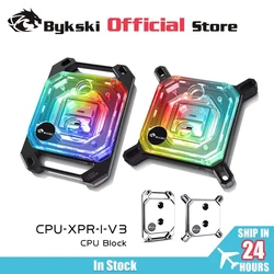 Bykski CPU Block Use for INTEL LGA115X 1200 1700 2011 /AMD Ryzen 3/5/7 X470 X570 Water Cooler Radiator CPU-XPR-C-M/CPU-XPR-C-I