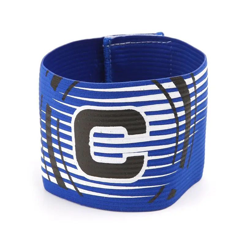 

Football Captain Armband Elastic Adjustable Arm Band Leader Soccer Competition