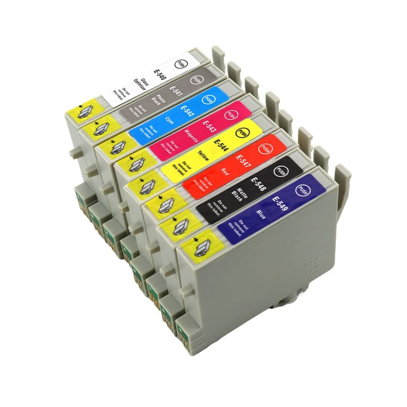 Compatible Ink Cartridge for T0540 T0541 T0542 T0543 T0544 T0547 T0548 T0549 suit for Epson Stylus Photo R800 R1800 Printer