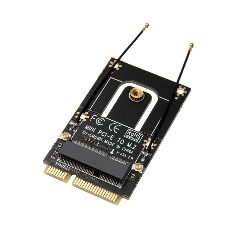 M.2 NGFF Wifi Adapter M2 Ngff Key E to Mini Pcie Pci Express Wifi Wireless Card