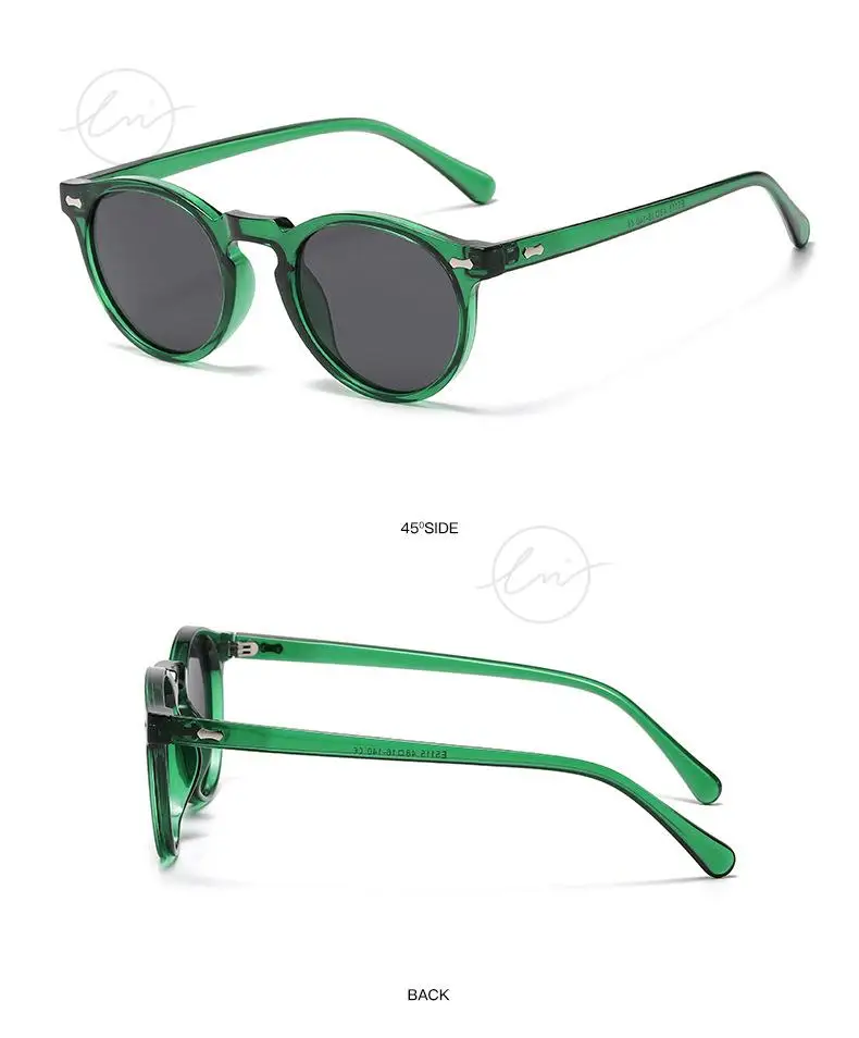 LM Klassische Runde Polarisierte Sonnenbrille Frauen Männer Tee Objektiv Outdoor Driving Shades Vintage Sonnenbrille Unisex UV400 Gafas De Sol – Detail 19