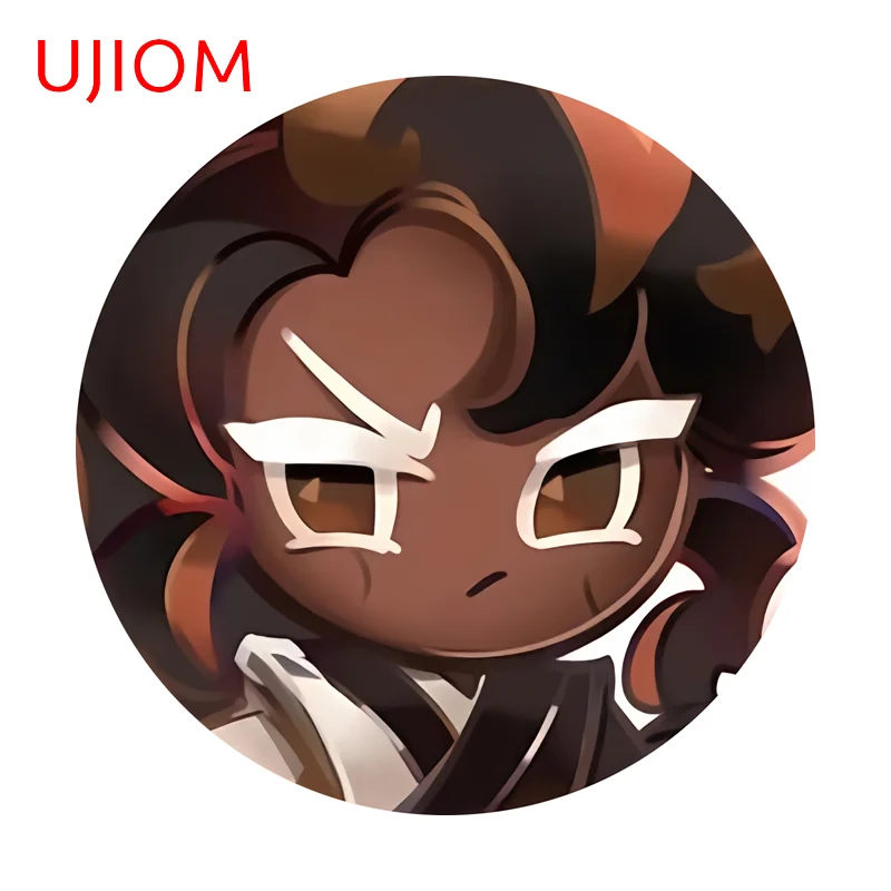 UJIOM Cookie Run Kingdom Circle Graphics Wall Sticker Exquisite Refrigerator Decal Versatile Room Decoration Accessories