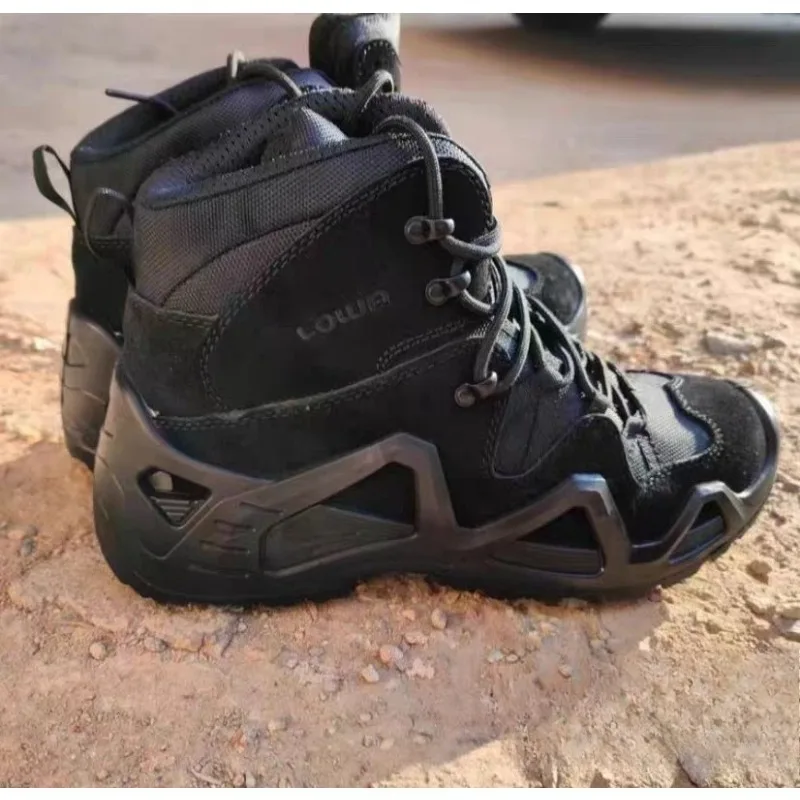 Classic Brand Comfortable Anti Slip Mountain Climbing Footwear Top Quality Wearable Hunting Boots Autumn/Winte Climbing Shoe