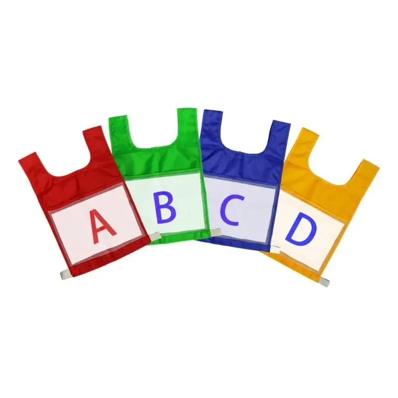 Y1UB Game Vest Outdoor Vest Kids Vest Physical Exercise Vest Child Vest with Pocket for Phonics and Word Spelling Vest