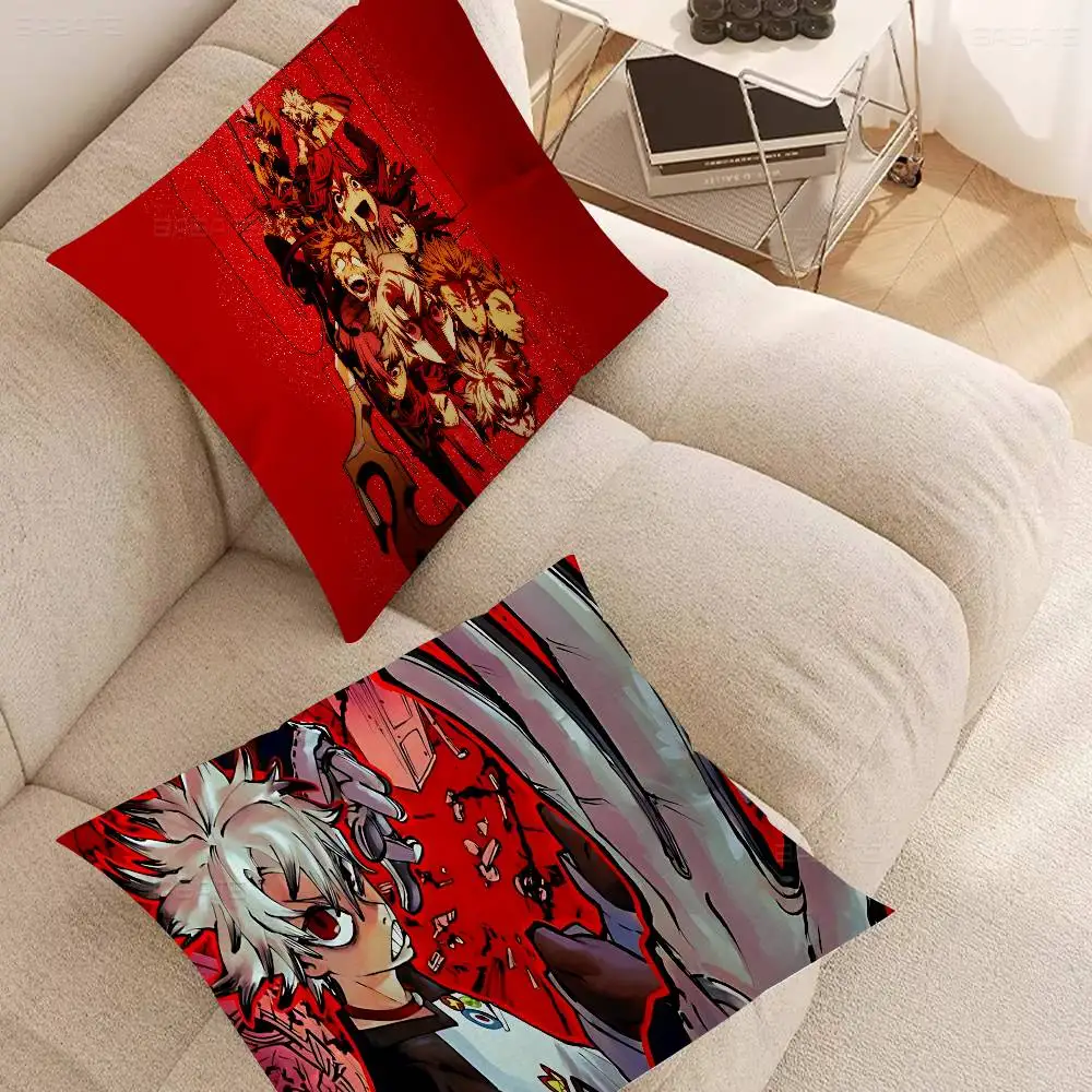 Anime G-Gachiakuta Cushion Cover Car Throw Pillow Case For Sofa Car Christmas Gift 40x40cm 45x45cm