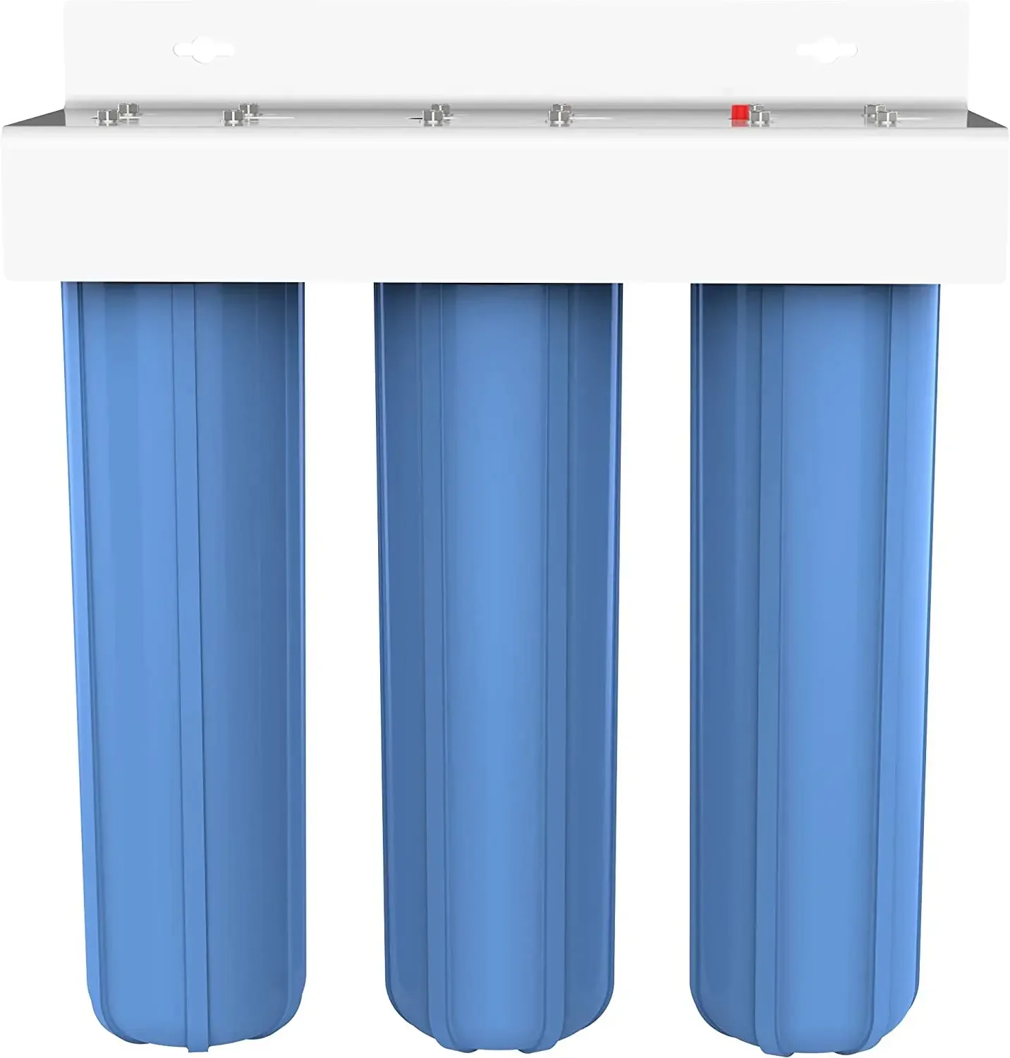 20inch Big Blue Whole House Water Filtration System High Capacity 3 Stage 20 Jumbo Water Filter Cartridges Housing