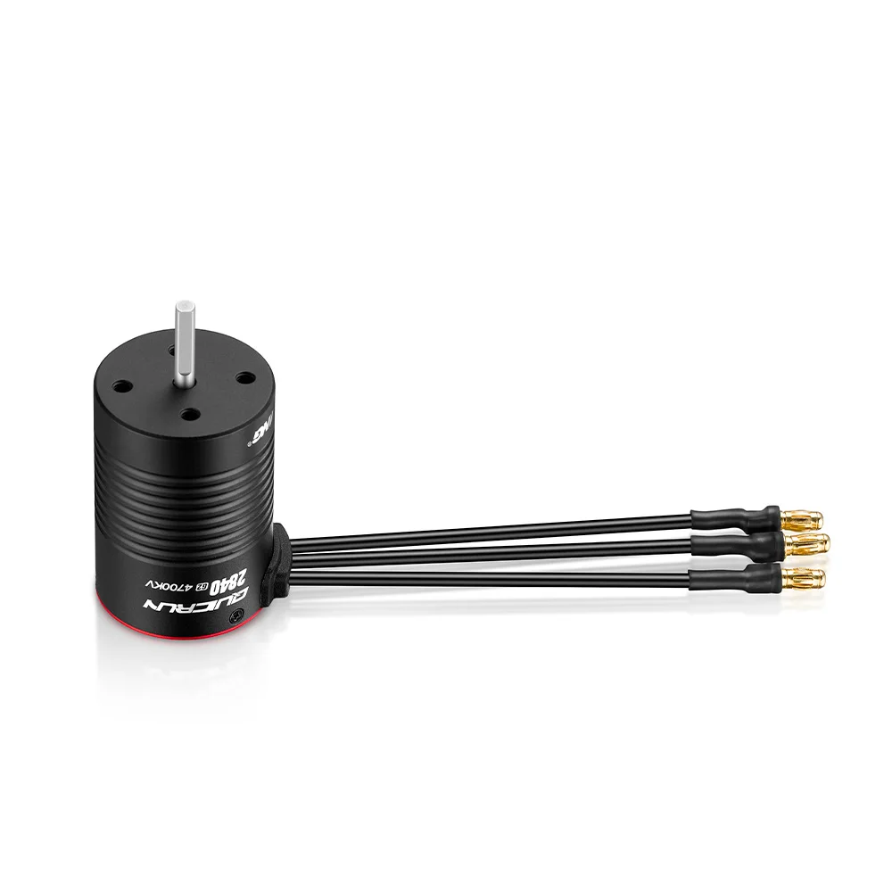 HOBBYWING Brushless Sensorless Combo QUICRUN 2840 2850 Motor 12BL45 G2 45A ESC  Shaft WaterProof For 1/12 1/14 1/16 RC Cars view 4