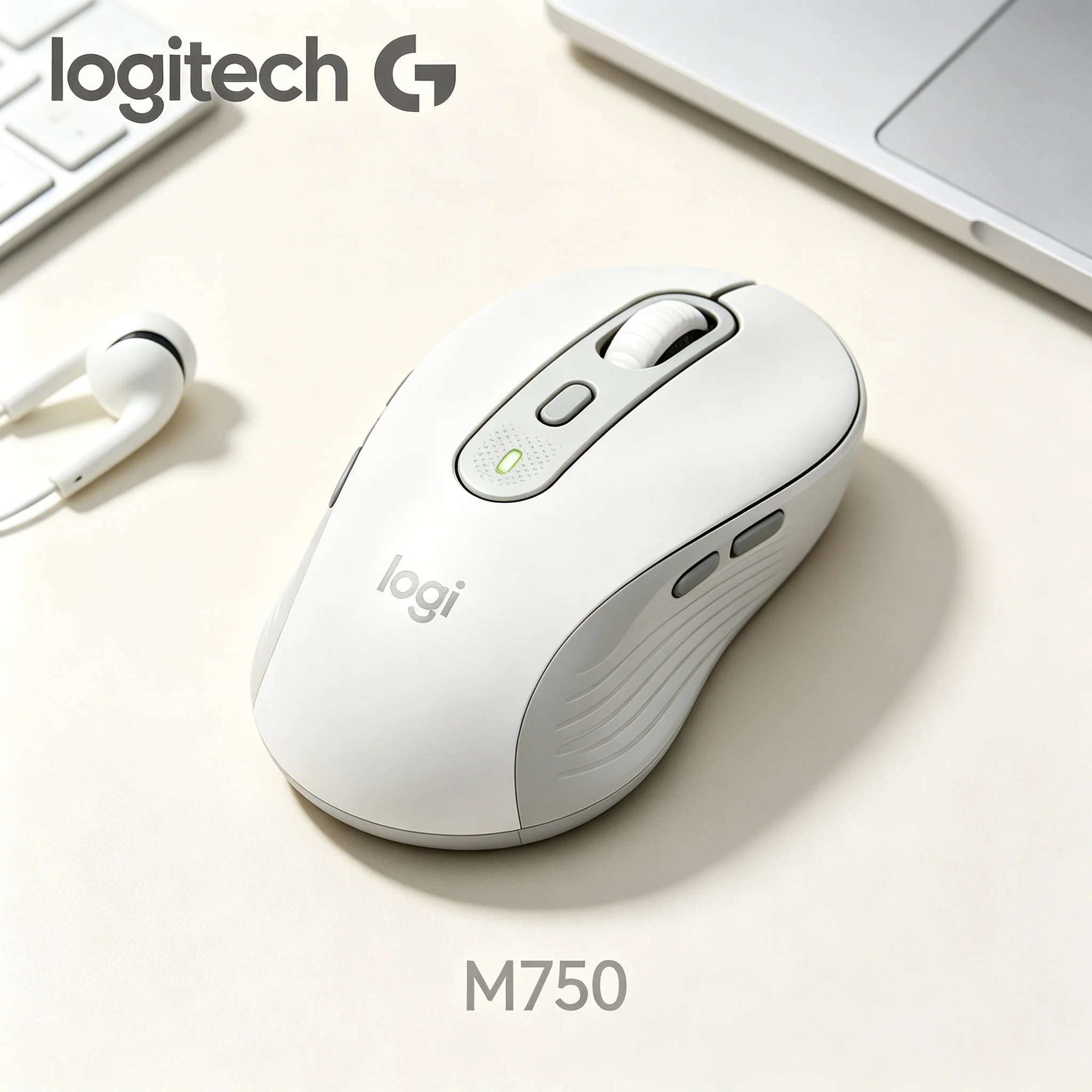 Logitech M750 Office‑Use Mouse Stable Wireless Transmission Comfort Mice For Desktop PC Casual Gaming Session