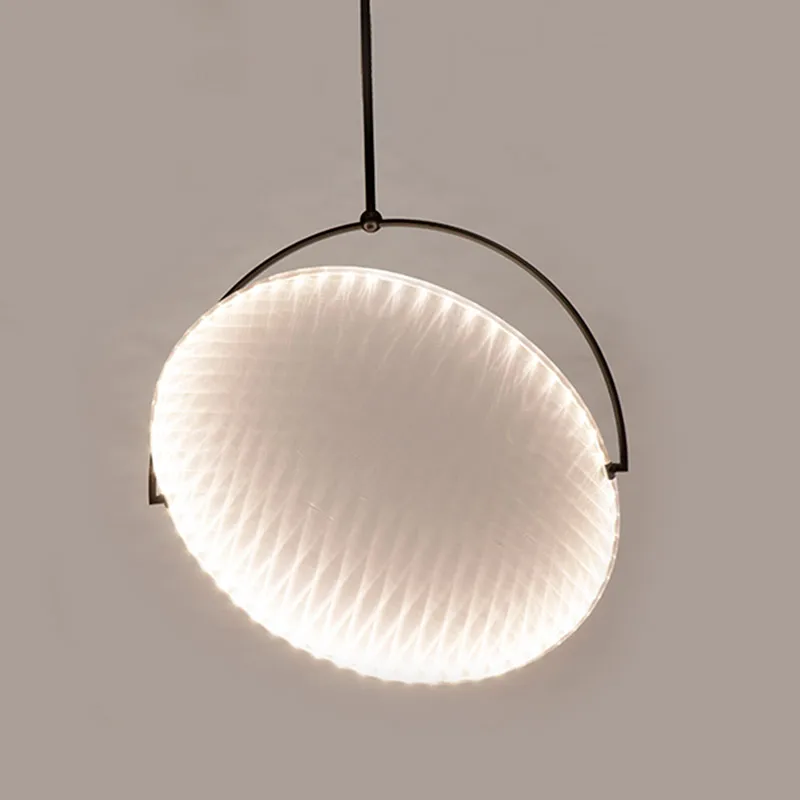 led pingente de luz sala jantar barra mesa sala estar decoracao moderna e minimalista arte nordic tecido pendurado lampada 01