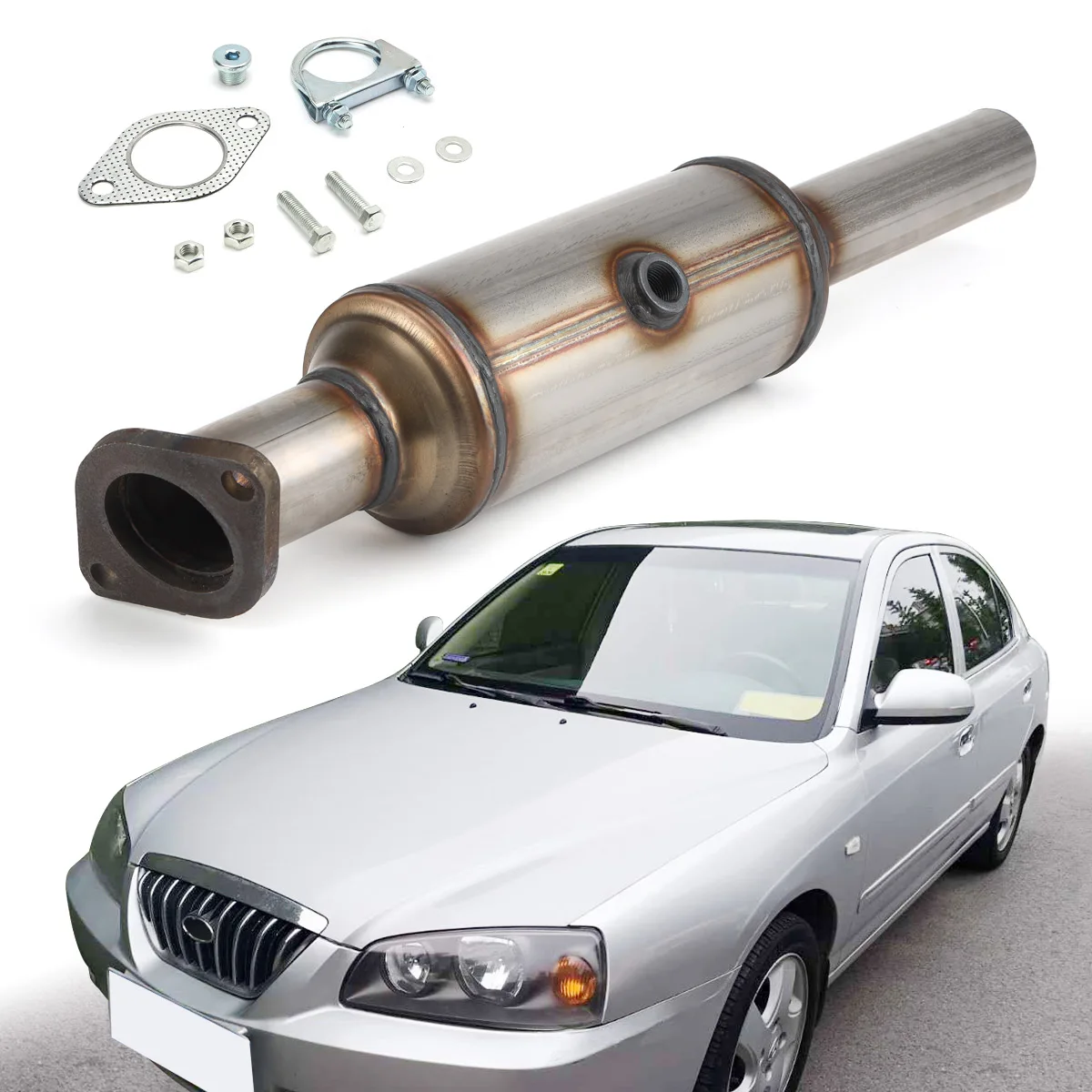 Convertidor Catalítico 16646 para Hyundai Elantra, 1.8L, 2012-2016, Kia Soul 2.0L, 11-16