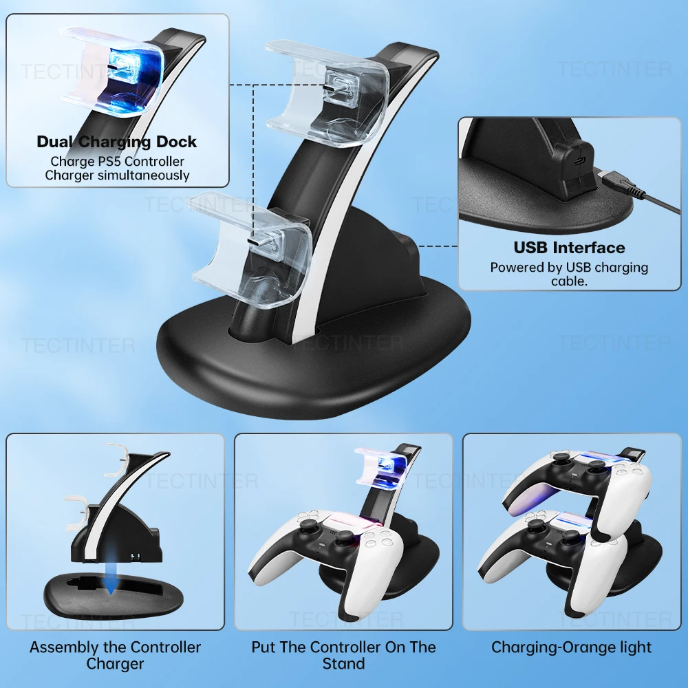 PS5 Dual Sense Charging Dock 5