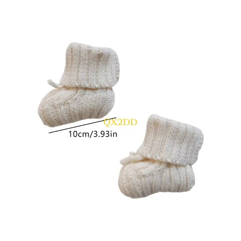 Baby Booties Newborn First Walkers Soft Knit Socks Warm Knitted Crib Shoes