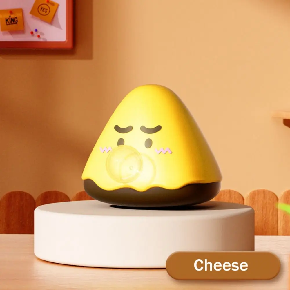 Silicone Pop Bubble Squeeze Toys Quick Rebound French Fries Hamburger Stress-relieving Toys Relieve Anxiety Relaxation