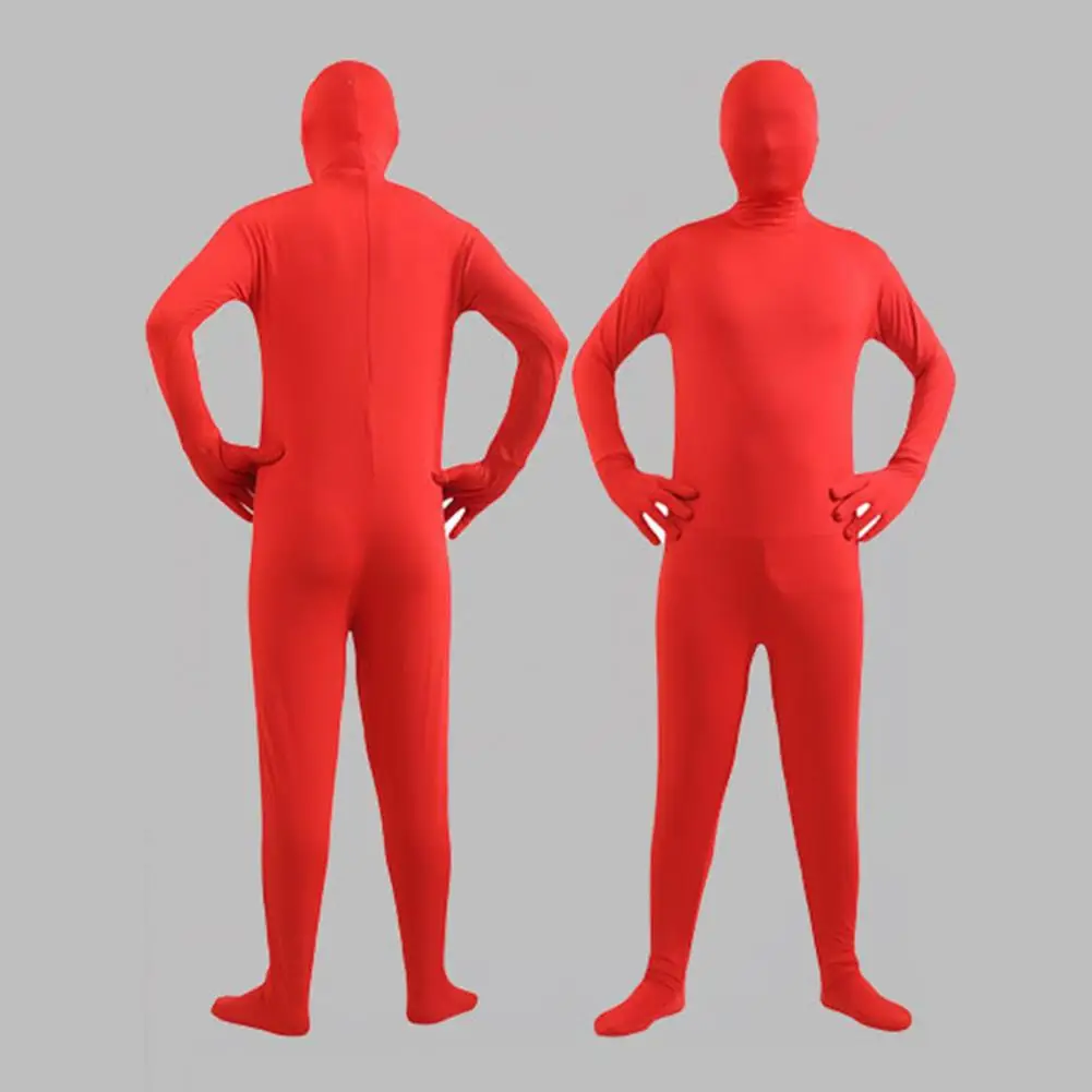 Mono completo para hombre y mujer, traje de cuerpo que desaparece, Disfraces de Halloween de Cosplay, traje ajustado para adultos