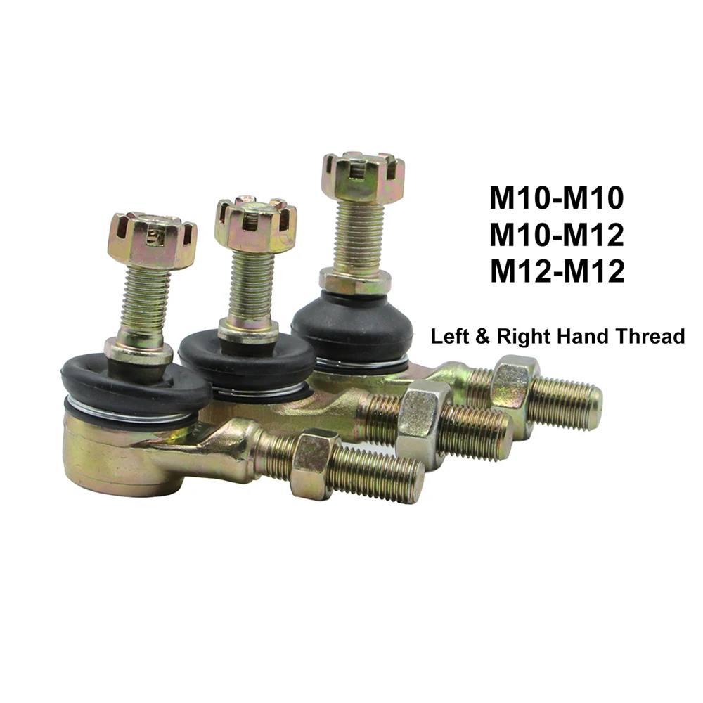 

M10 M12 Tie Rod Ball Joint Kit For 50cc 70cc 90cc 110cc 125cc 150cc 200cc 250cc 300cc ATV Go Kart Quad Buggy 4-Wheeler Parts