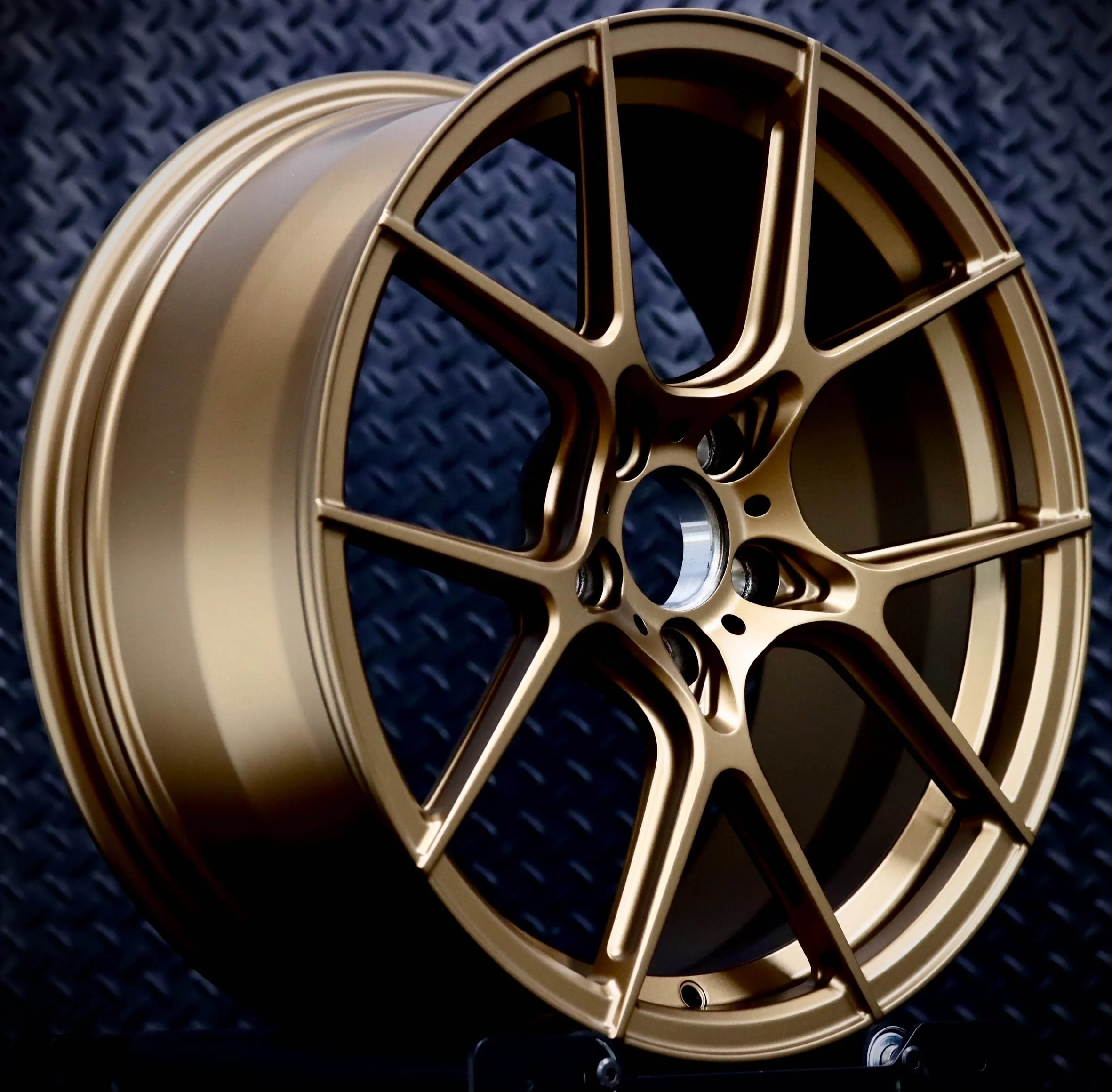 Ultra Lightweight Brushed Finish Custom Forged Alloy Sport Wheels Universal Passenger Car Aftermarket Upgrade Rims