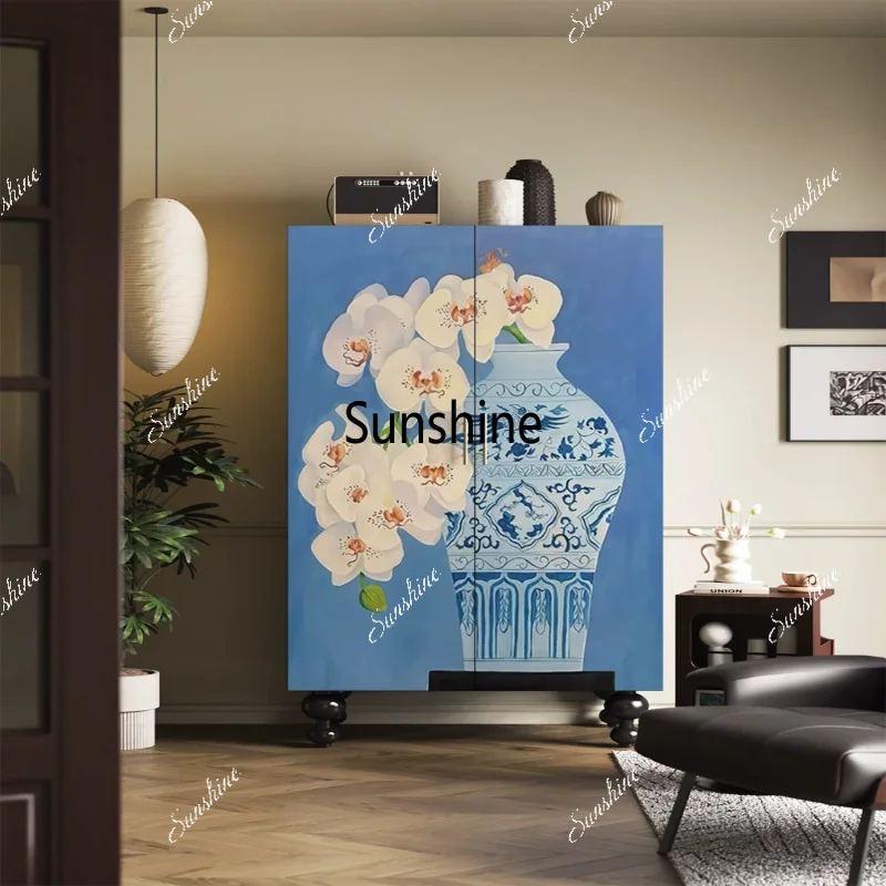 The bedroom wardrobe is solid, the installation-free finished product is integrated against the wall, storage storage,