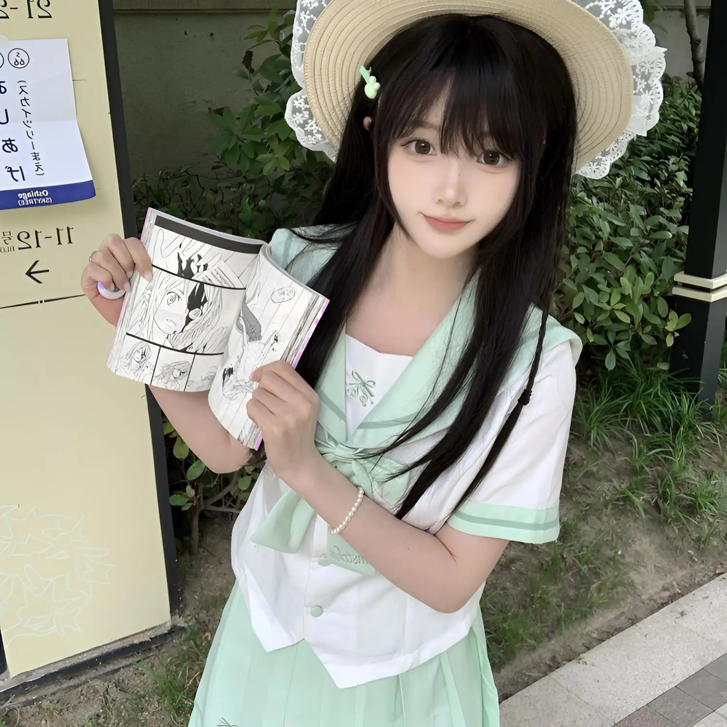 2026 Summer Authentic Sailor Suit Cute Sweet School Style Student Short-Sleeved JK Uniform Pleated Skirt Set