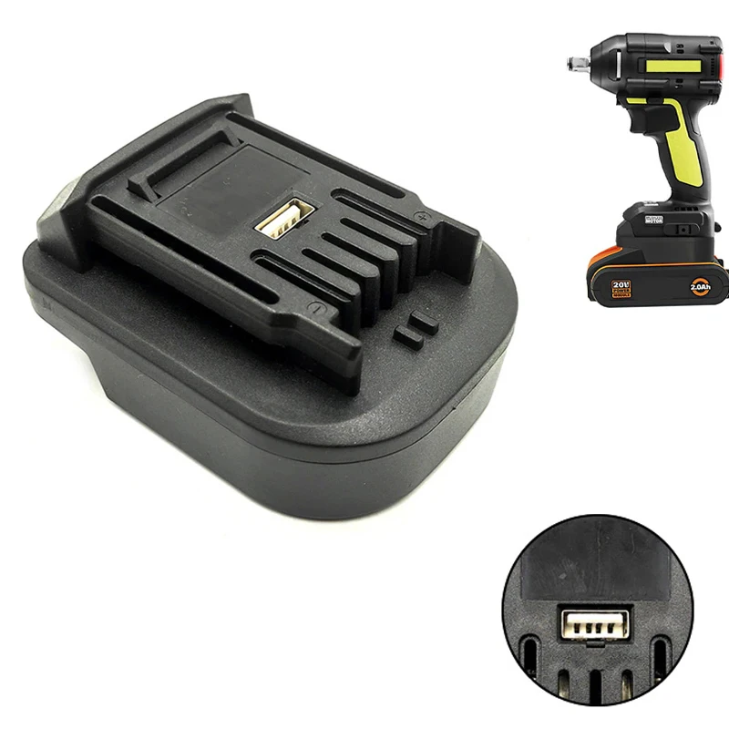 Konwerter akumulatora do Worx 4Pin Orange do Worx 5 Pin Green 20V Li-ion Battery Adapter Replacement Power Tool Use