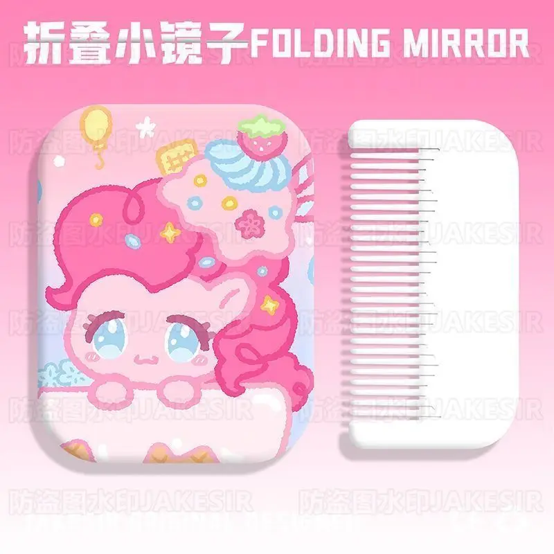 My Little Pony Pinkie Pie Portable Makeup Mirror, Flip-Fold Mini Touch-Up Mirror, Vanity Mirror