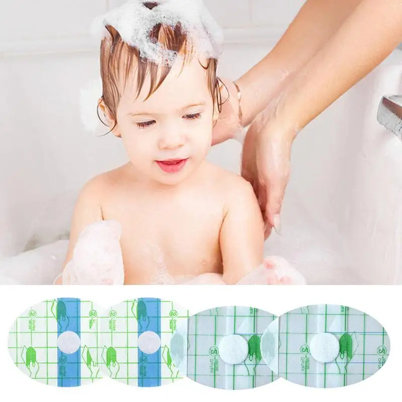 100pc Plastic Waterproof Ear Protector For Baby Kids Adults Swimming Cover Caps Disposable Ear Stickers Swimming Cover Ear Paste