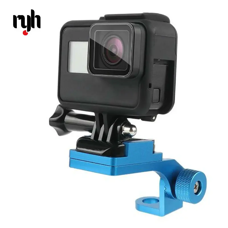

Aluminum Car Motorcycle Rearview Mirror Mount Bracket Holder for GoPro Hero 9 8765 Fusion Xiaomi Yi SJ4000 SJ Camera Accessories