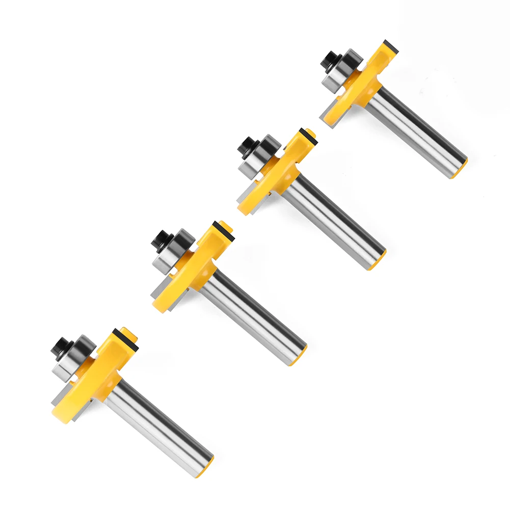 1Pcs 8mm handle, grooved cutter head, T-shaped grooved cutter head, cemented carbide woodworking cutter head.
