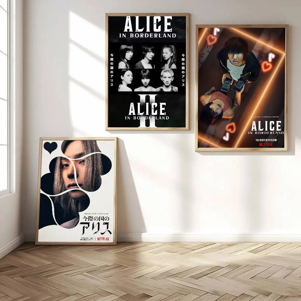1 قطعة التلفزيون الساخن أليس في بوردرلاند المشارك طباعة لغرفة النوم غرفة المعيشة ديكور المنزل اللوحة جدار الفن HD صورة جدارية