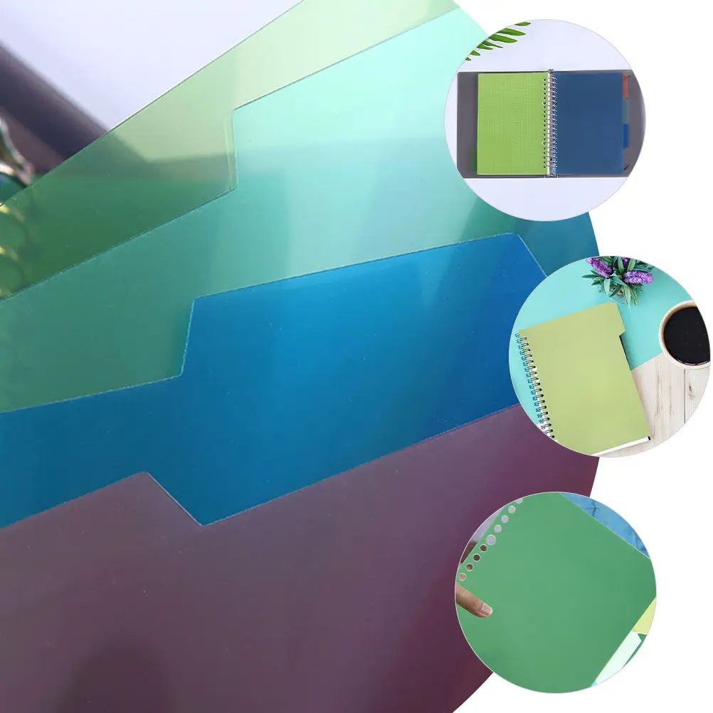 

8Sets Binder Dividers Heavy-Duty Index Classified Labels Colored Notebook Dividers for Books Reports Presentations Hard Cover