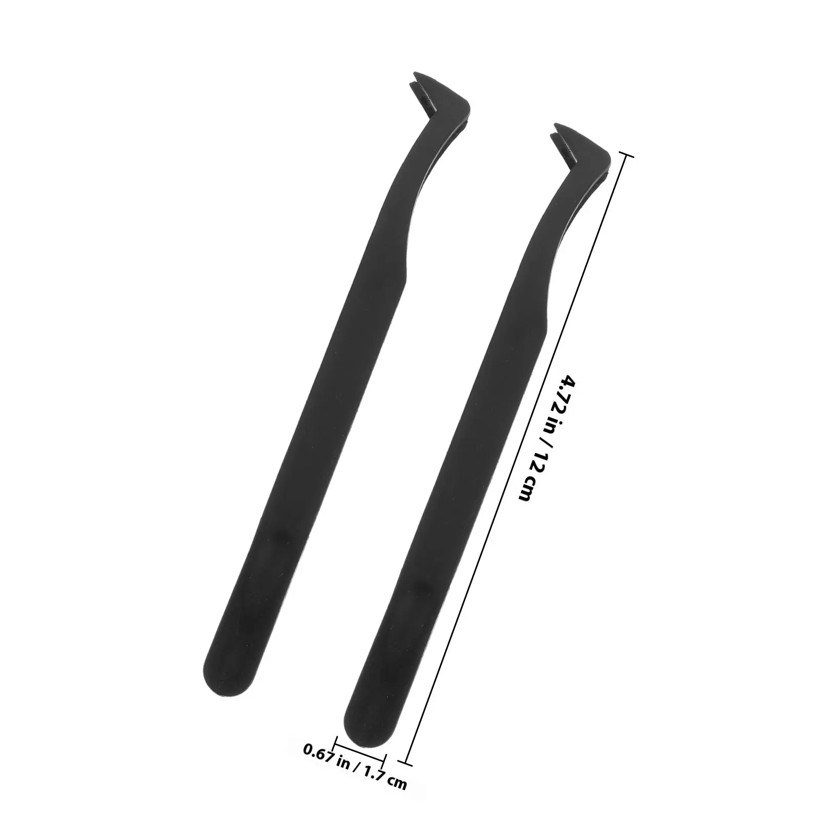 10pcs Precision Plastic Tweezers Set Craft Nail Art Jewelry Making Electronics Stickers Stamp Collecting Watch Repair Durable