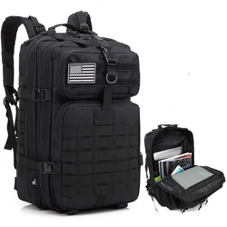 Plecak taktyczny 45L męski 1000D nylonowy wodoodporny Outdoor Sports Camping torba myśliwska Trekking wspinaczka plecak turystyczny