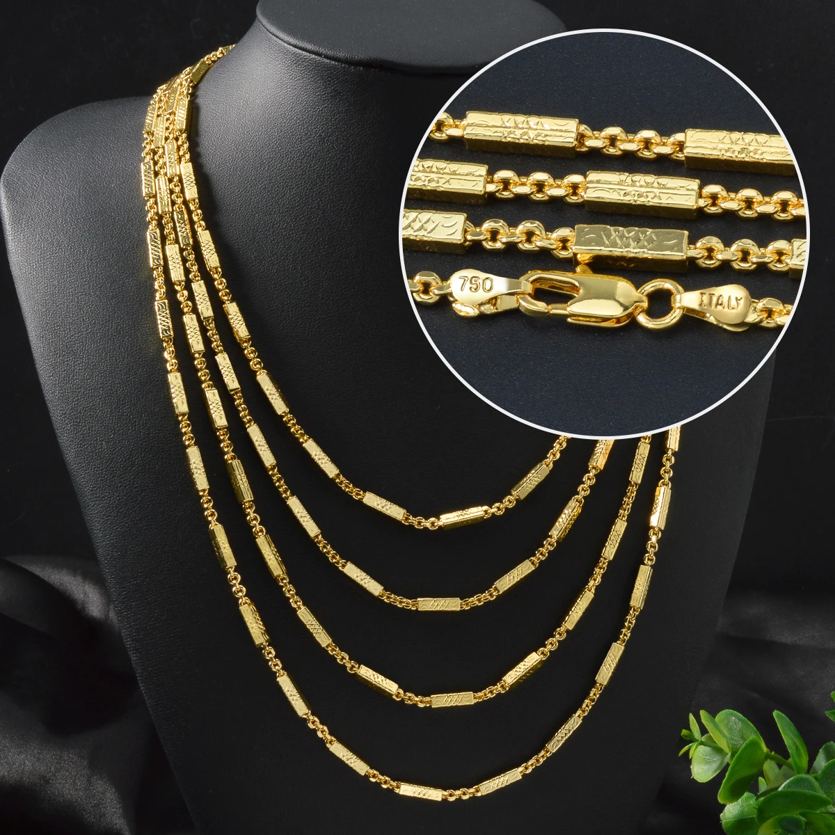 خمر نمط الذهب مطلي النحاس سلسلة قلادة للرجال النساء الهيب هوب الكوبية ربط قلادة المختنق طوق مجوهرات هدية