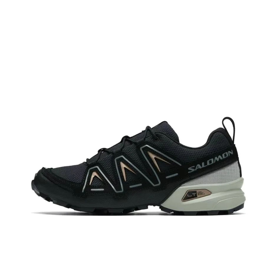 

SALOMON Speedcross 3 Cushioning Coverage Support Abrasion Resistant Low top Running Shoes Unisex Black Gray 476038