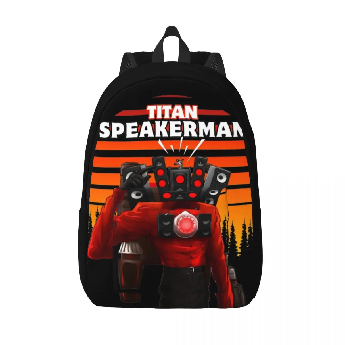 

Titan Speakerman Skibidi Toilet Backpack for Boy Girl Kids Student School Bookbag Daypack Preschool Kindergarten Bag Travel