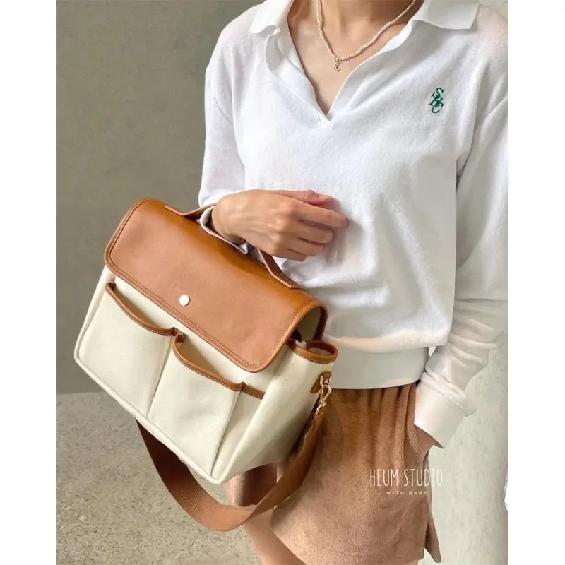 Women Canvas Handbags Shoulder Bags Large Capacity Ladies Crossbody Bags for Women Fashion Female Tote Messenger Bag New