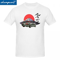 Novelty Mazdaed MiataMx5 - Jinba Ittai Mount Fuji Edition Tshirt Unisex Round Neck Short Sleeve Tops Shirts Cotton Summer Tops