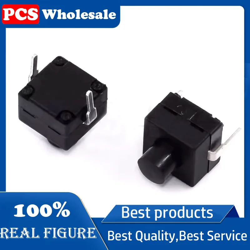 YT-8008-112D two-pin symmetrical switch Flashlight 8*8 One on one off 2-pin button switch 8x8