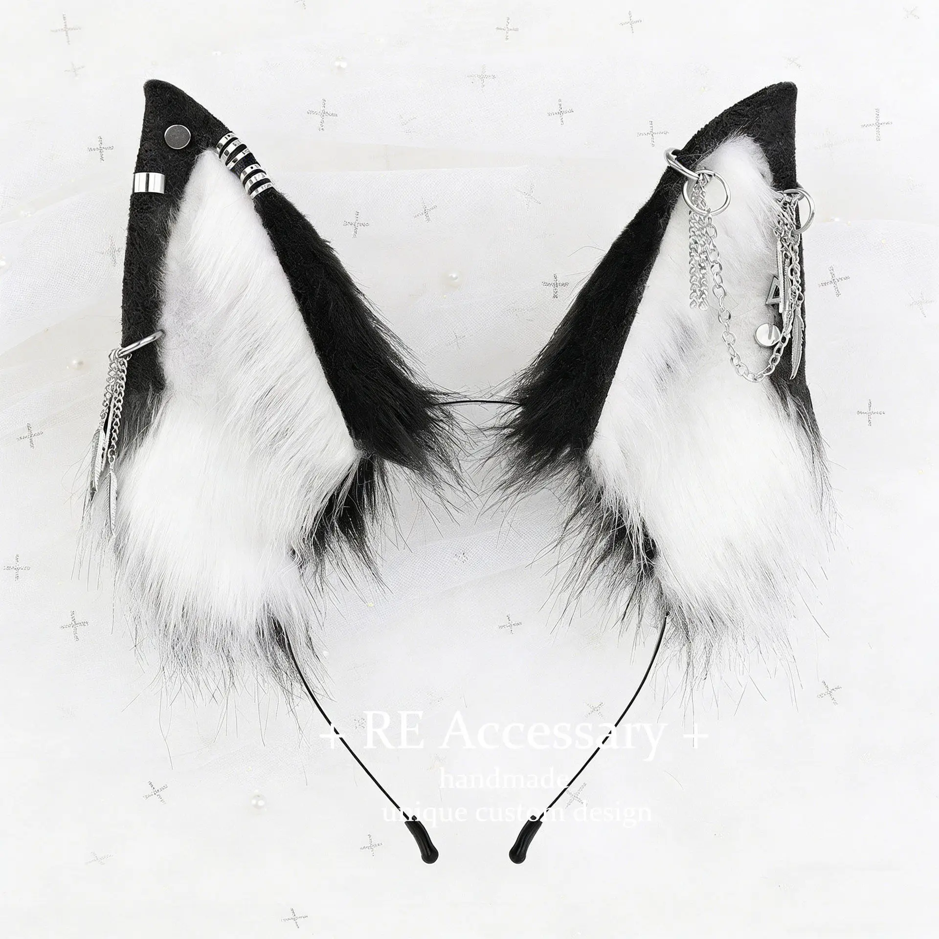 Simulated Wolf Ear Headband Multi-color Handmade Wolf Ear Hair Accessory Cosplay Accessories Headwear Comic Exhibition Beast Ear