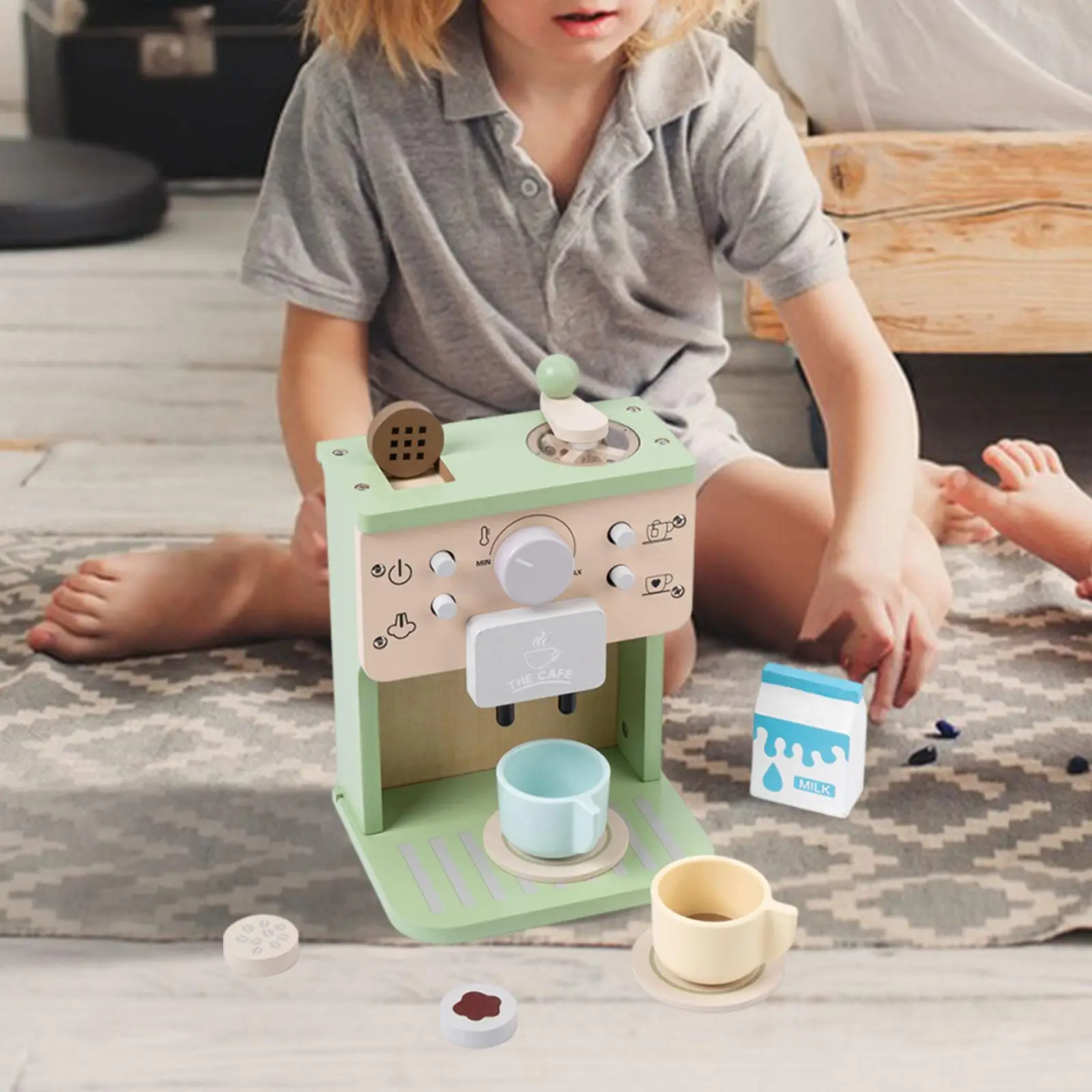 Conjunto de cafeteira, presente de aniversário de chá da tarde, brincadeira interativa